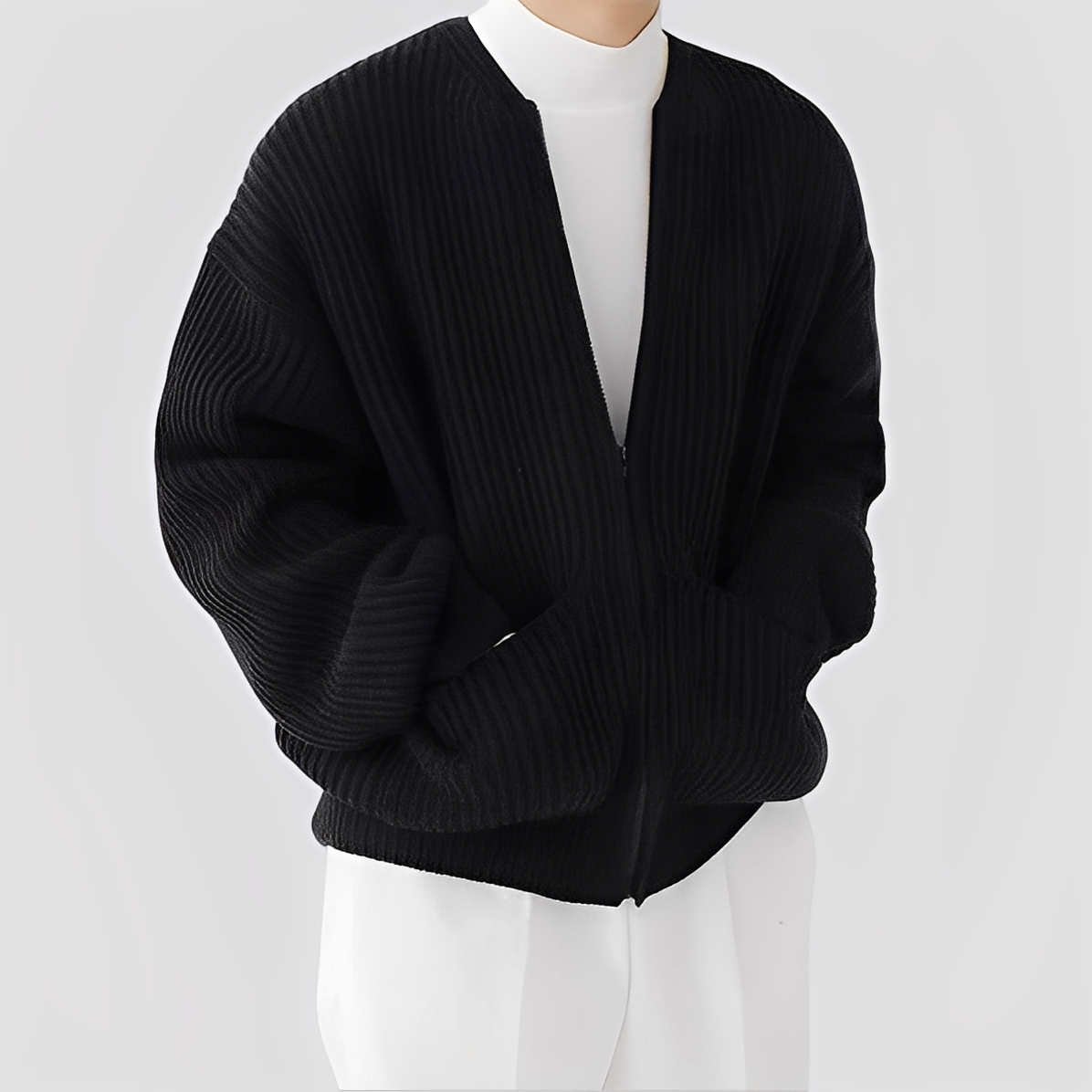 Declair – Moderne herrestrikcardigan
