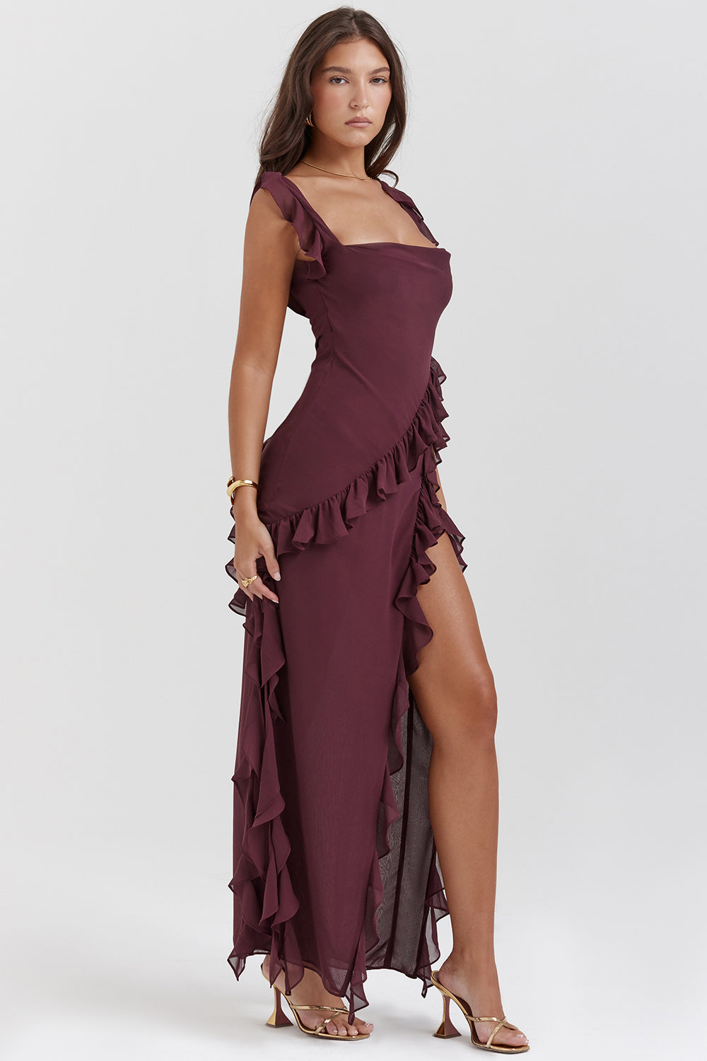 Ruffa - Ruffle Maxikjole