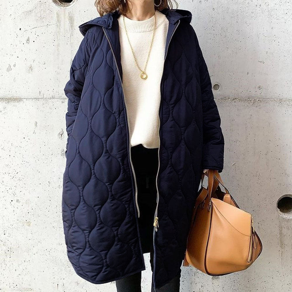 Valmira – Oversized Quilted Hooded Coat for Women