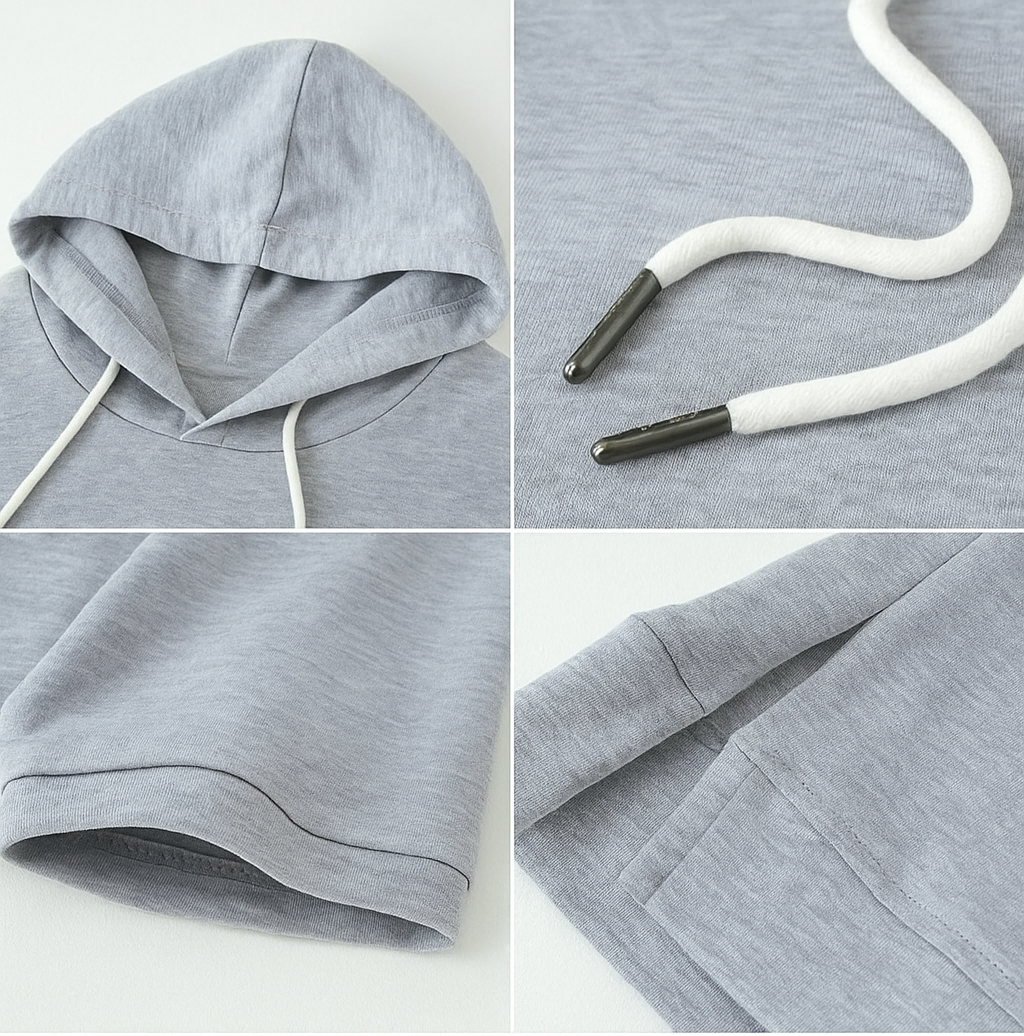 Aveliss - Short Sleeve Hoodie