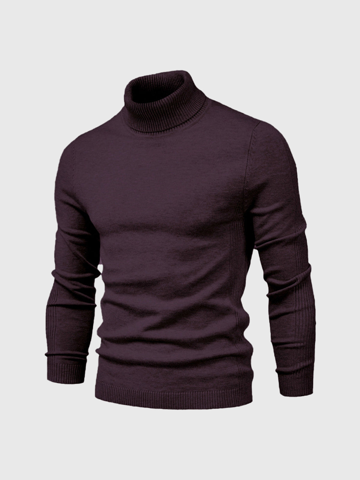 Nathan – Pull à col roulé pour homme avec manches longues et design intemporel