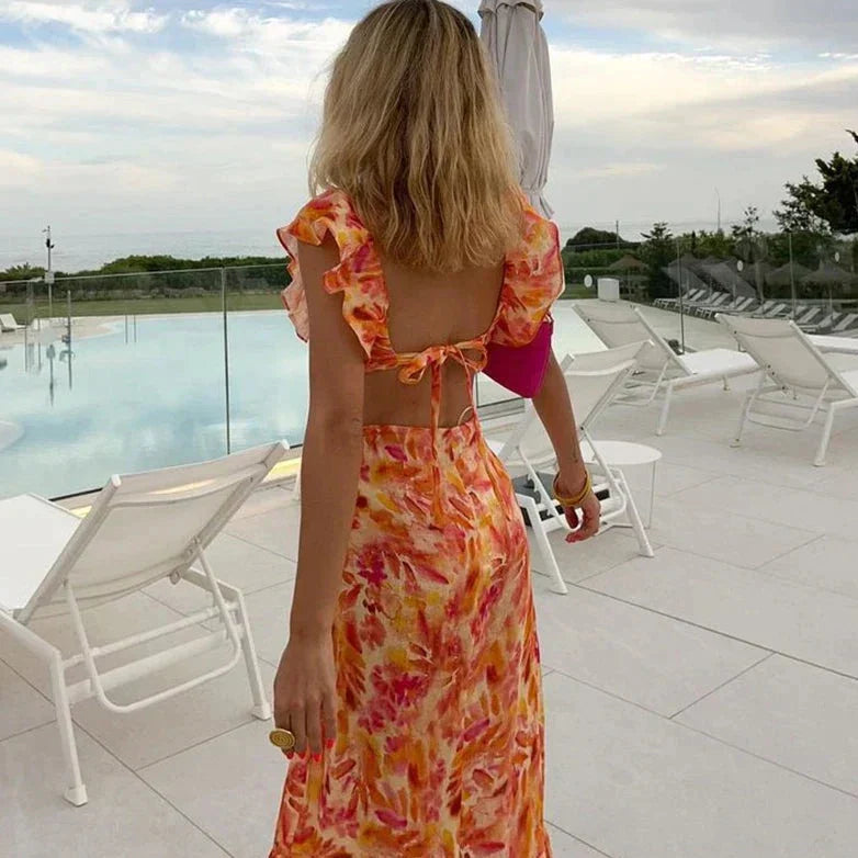 Jadelle – Floral Maxi Dress Women
