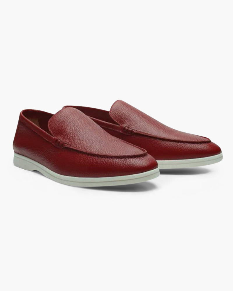 Valerion - Herre Vintage Ko Læder Loafer