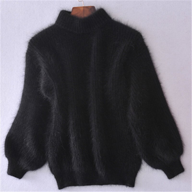 Sofia - Women's Modern Relaxed-Knit Wool Sweater