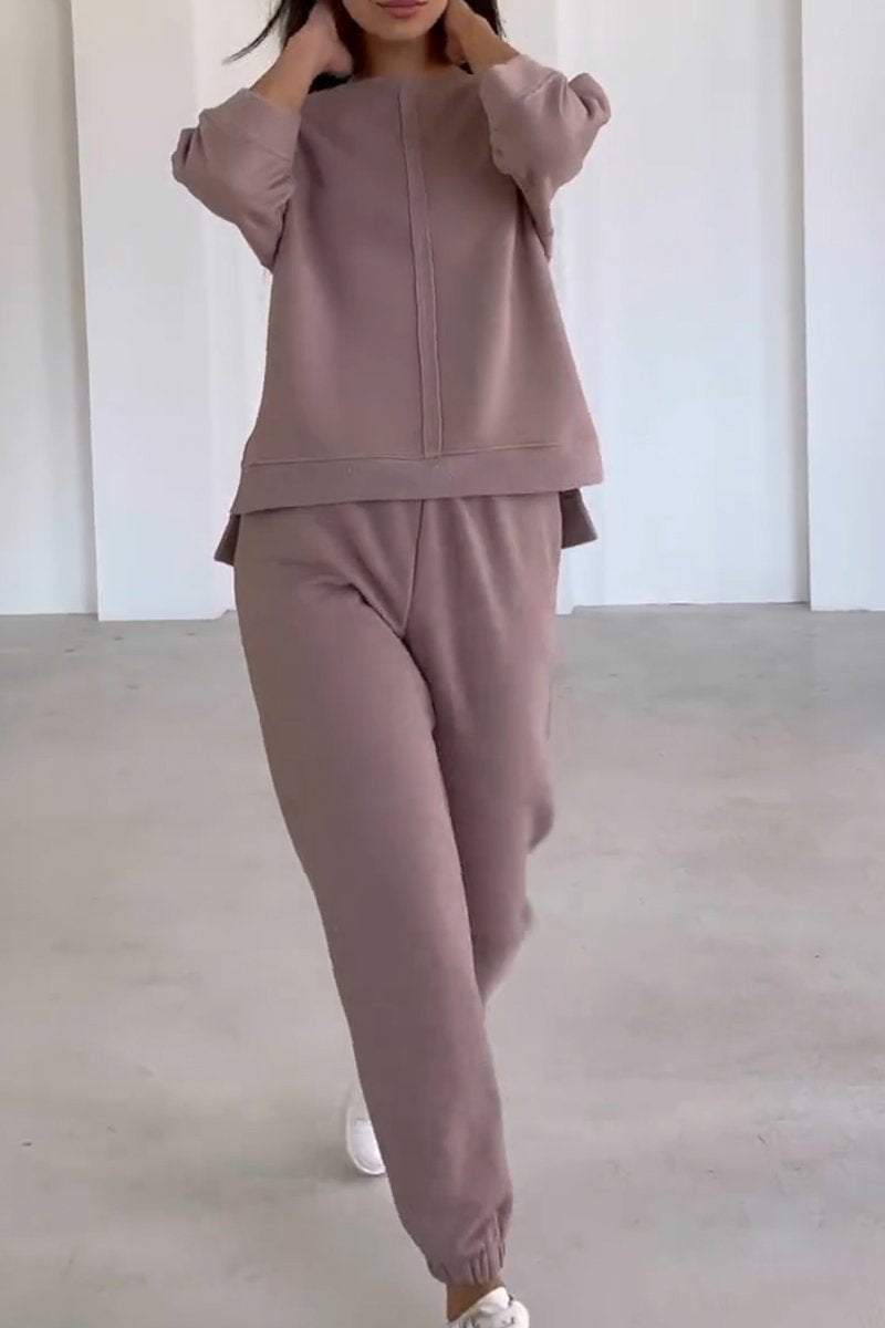 Serapha - Ensemble détente deux pièces pour femmes avec pull oversize