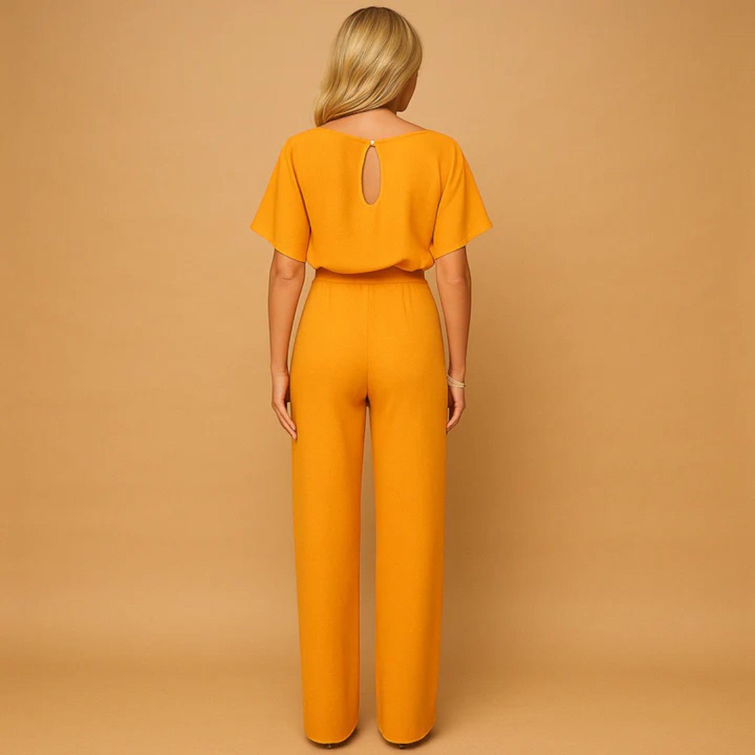 Ismeria – Combinaison pour femme à ceinture nouée