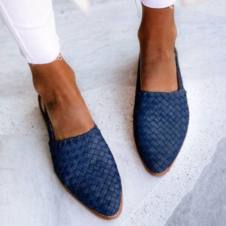 Lindora – Sandalias de cuero trenzado para mujer