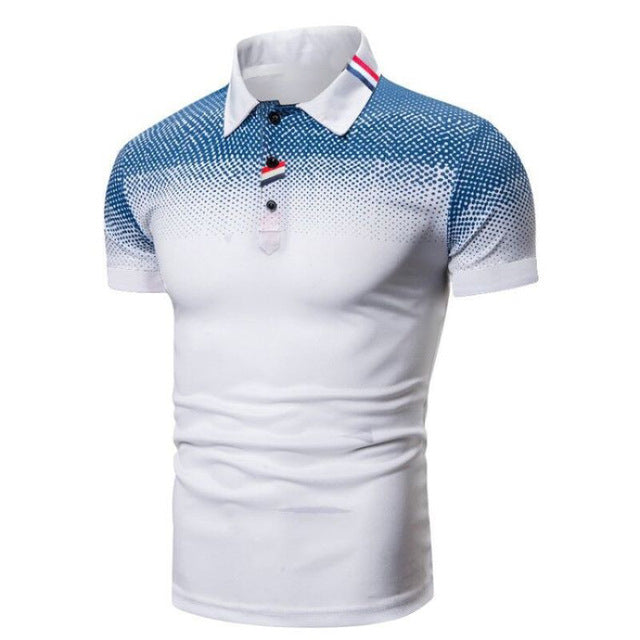 Felvian - Ribbed Collar Polo Shirt