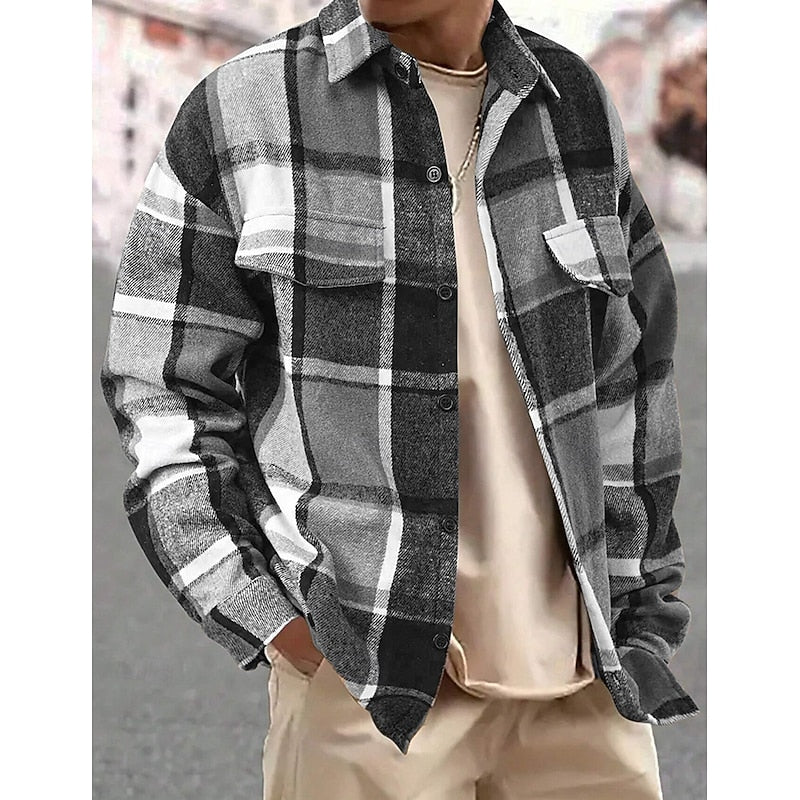 Cormac | Rugged Check Overshirt - Image 7