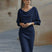 Ceraphine – Draped Midi Dress