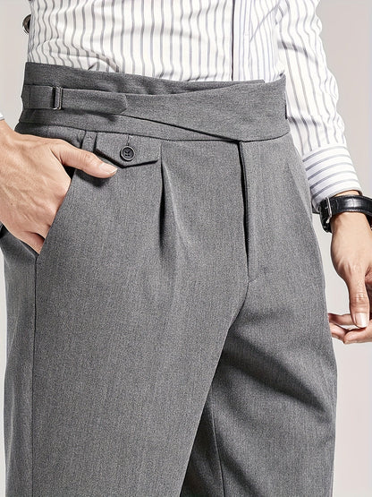 Mens Pleated Dress Pants - Image 7