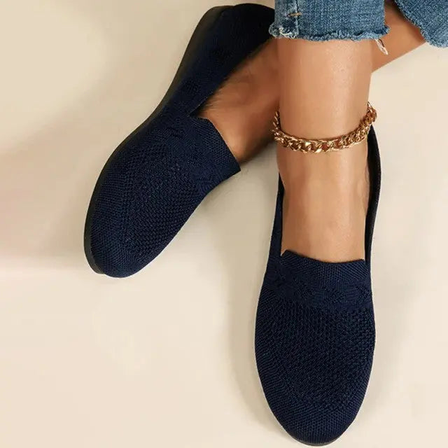 Slip-On Loafer Shoes For Women Azzoria