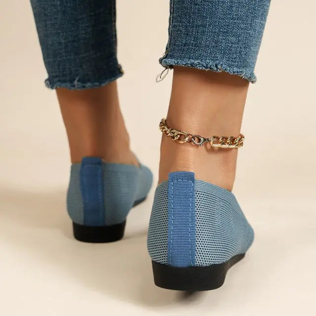 Slip-On Loafer Shoes For Women Azzoria