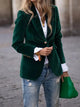 Vanessa - Elegant Fluwelen Knopen Blazer - Image 8