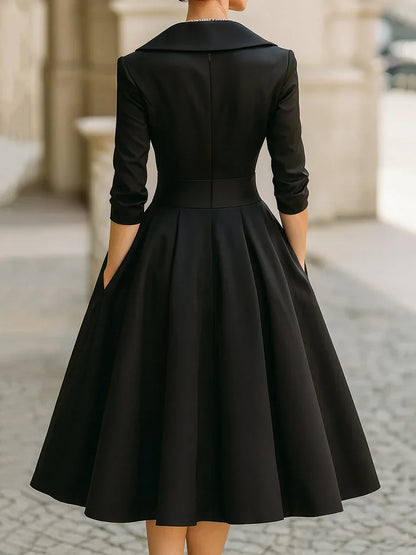 Chlara - Elegant satin kjole