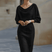 Ceraphine – Draped Midi Dress