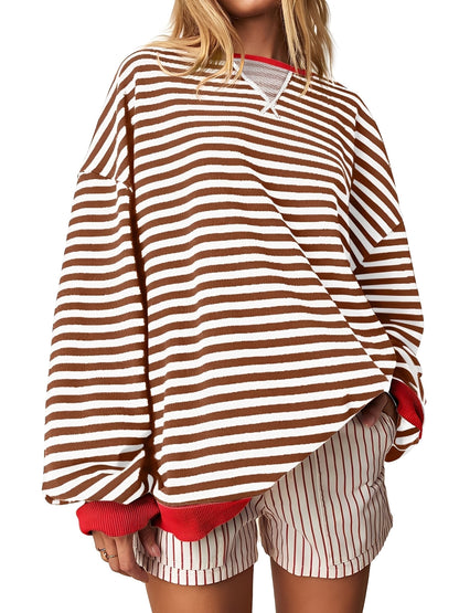 Judelle – Pull rayé élégant pour femme