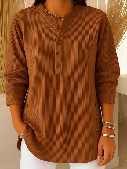 Jocelique – Women’s Button Detail Knit Jumper