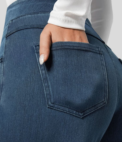 Virellie – Bukser med vide ben i denim til kvinder