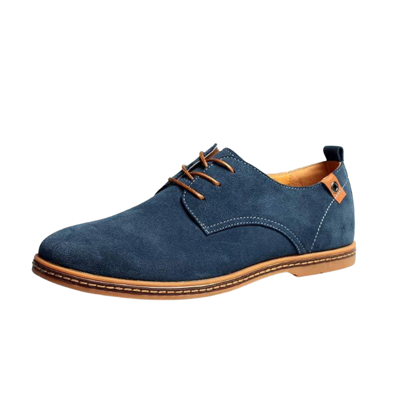 Cedrion - Scarpe eleganti stringate Oxford da uomo in camoscio