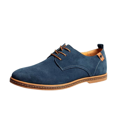 Cedrion - Scarpe eleganti stringate Oxford da uomo in camoscio