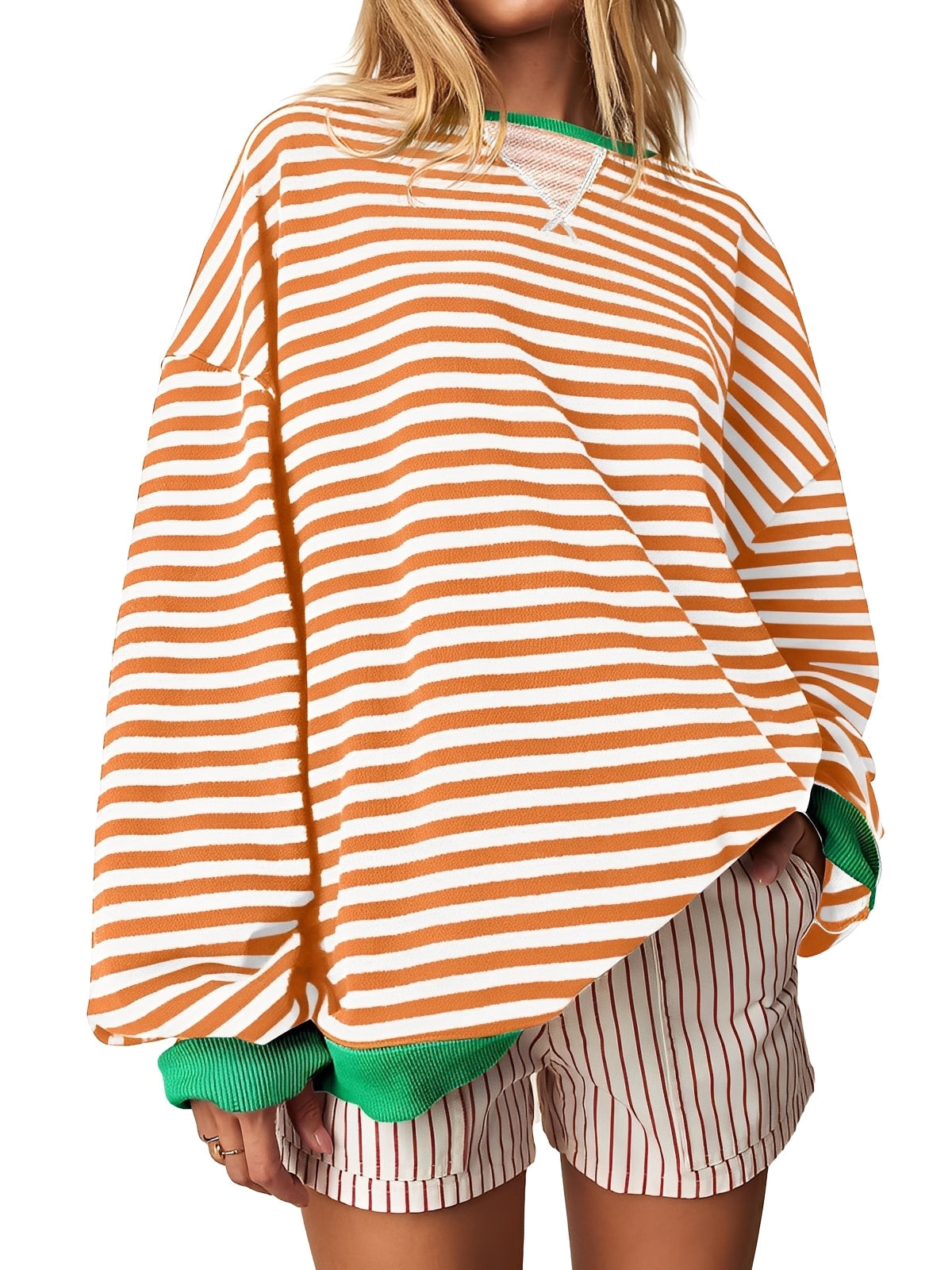 Judelle – Pull rayé élégant pour femme
