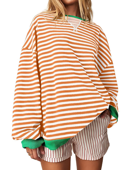 Judelle – Pull rayé élégant pour femme