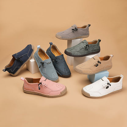 Nelvara - Zapatos cómodos, estables y fáciles de poner para uso diario