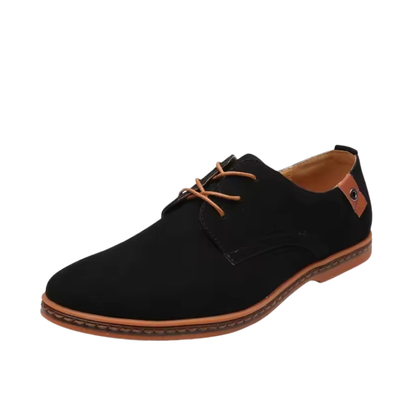 Cedrion - Scarpe eleganti stringate Oxford da uomo in camoscio