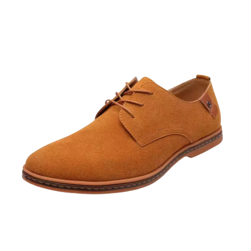 Cedrion - Scarpe eleganti stringate Oxford da uomo in camoscio