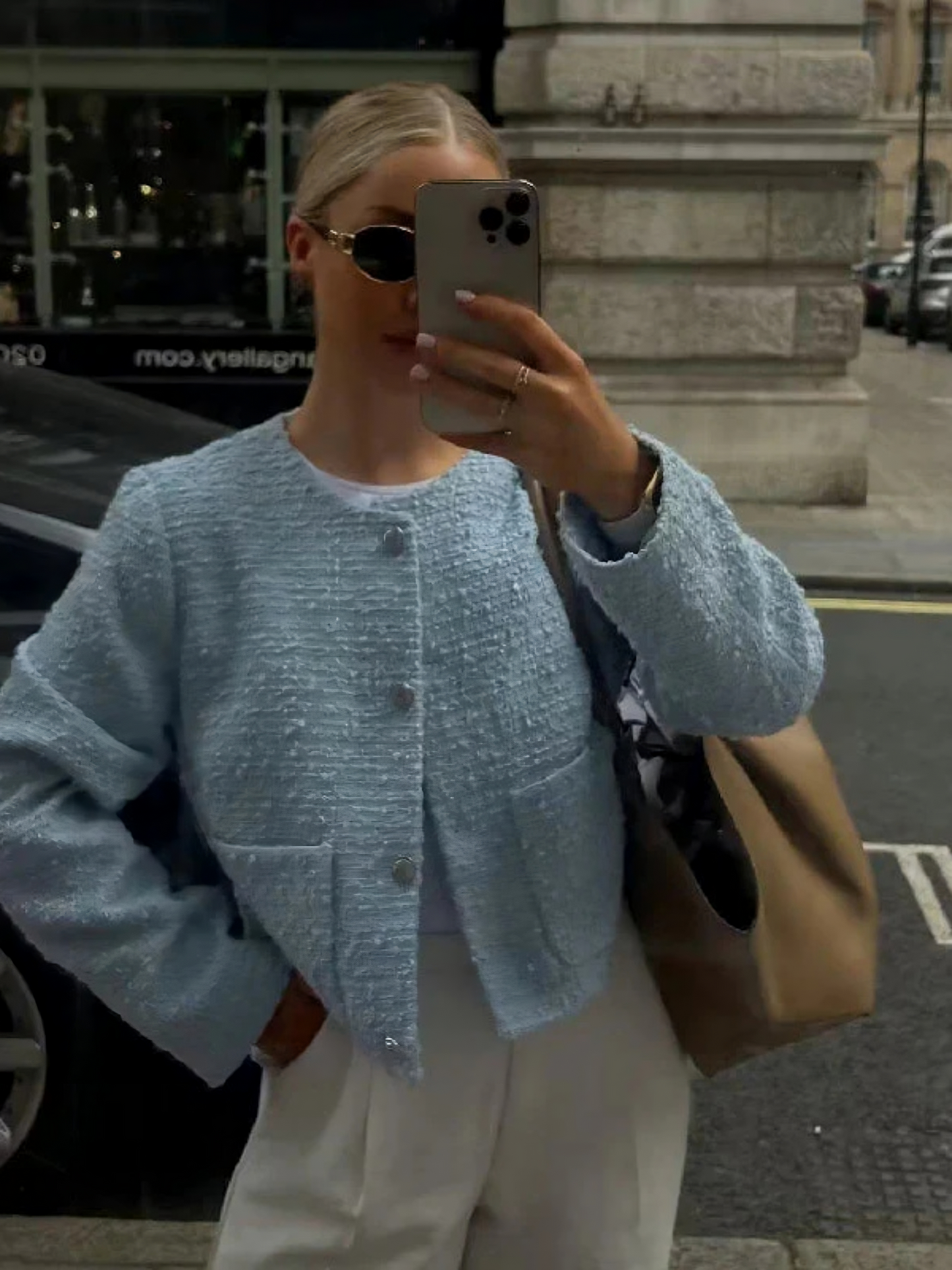 Elodie – Veste Bouclé pour Femme
