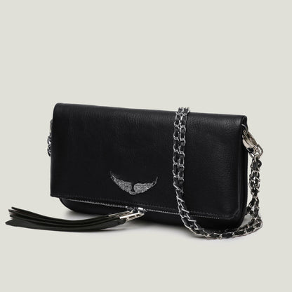 Valerune - Wing Emblem Crossbody Taske