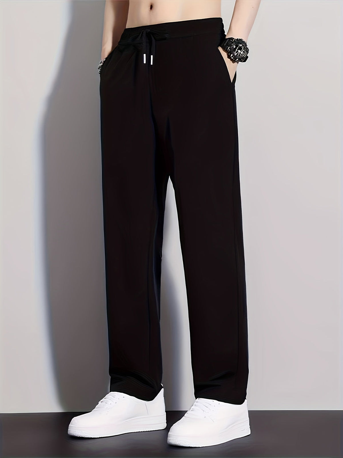 Men's Relaxed Straight Leg Pants - Image 3