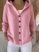 Fiona – Women’s Cozy Long Sleeve Knit Cardigan with Hood