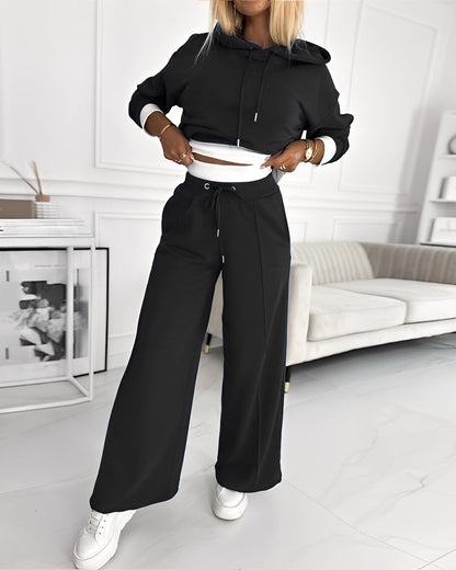 Paulera – Stilfuldt Kvindeligt Hættetrøje- og Joggingtøjssæt