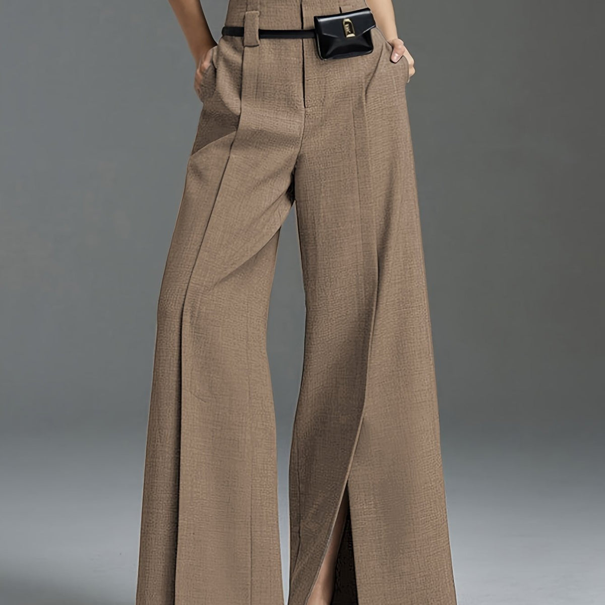 Women's Wide Leg Trousers - Image 7