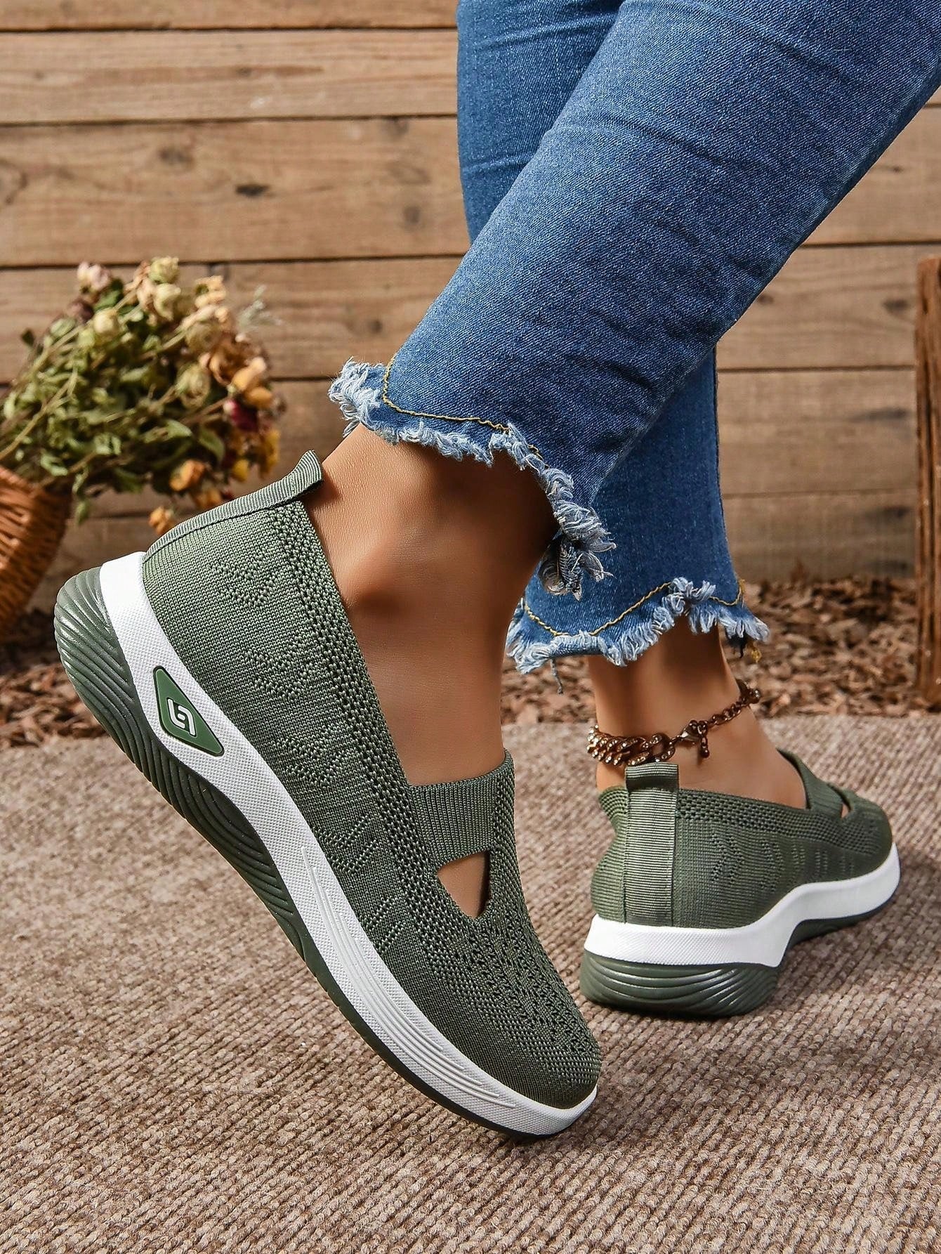 Women Lightweight Orthopedic Slip-On Sneakers - Image 9