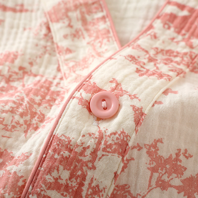 Rafellea – Cotton Gauze Kimono Pyjama Set