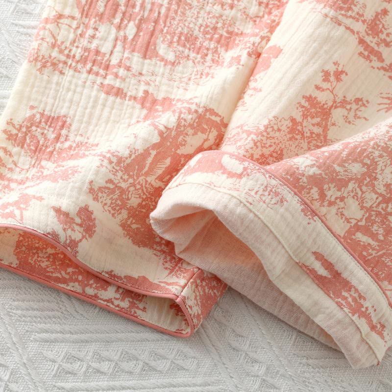 Rafellea – Cotton Gauze Kimono Pyjama Set