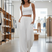 Caelith – Wide Linen Drawstring Trousers