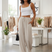 Caelith – Wide Linen Drawstring Trousers