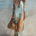 Women Chiffon Print Maxi Dress Shirt Collar Summer Vacation