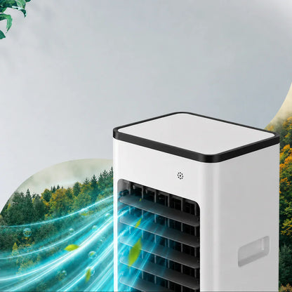3-in-1 Portable Evaporative Air Cooler Desk Fan Humidifier - Image 2