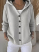 Fiona – Women’s Cozy Long Sleeve Knit Cardigan with Hood