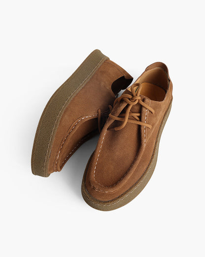 Brennor - Mens Suede Moccasin With Crepe Sole