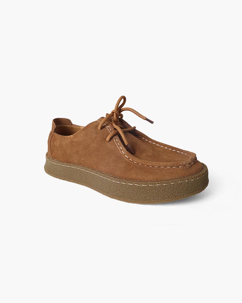 Brennor - Mens Suede Moccasin With Crepe Sole