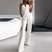Women Strapless Wide Leg Jumpsuit Dressy Formal