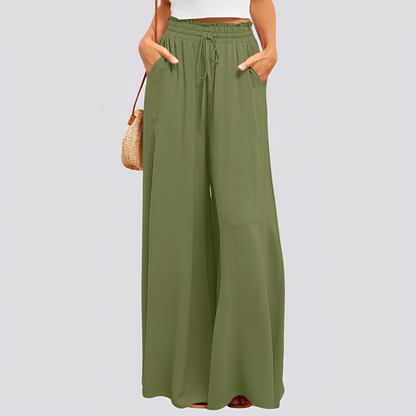 Ulmira - Relaxed Fit Wide Leg Pants for Women