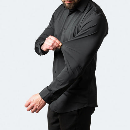 Men's Wrinkle-Free Stretch Non-Iron Button-Down Shirt - Image 2