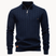 Rowan – Pull pour homme en coton à fermeture éclair courte